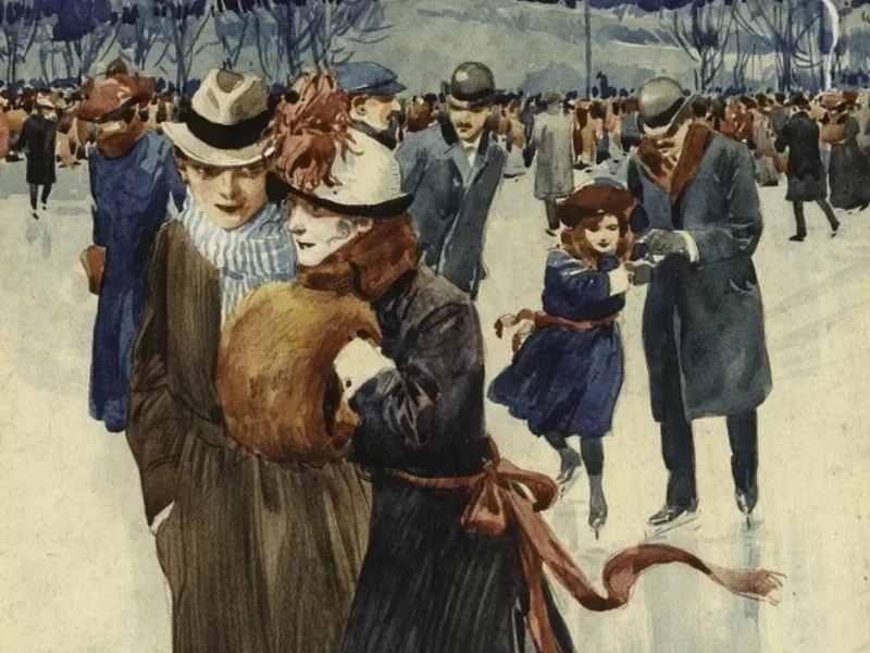 1880-Karel Rélink - Alla pista di pattinaggio (1919)